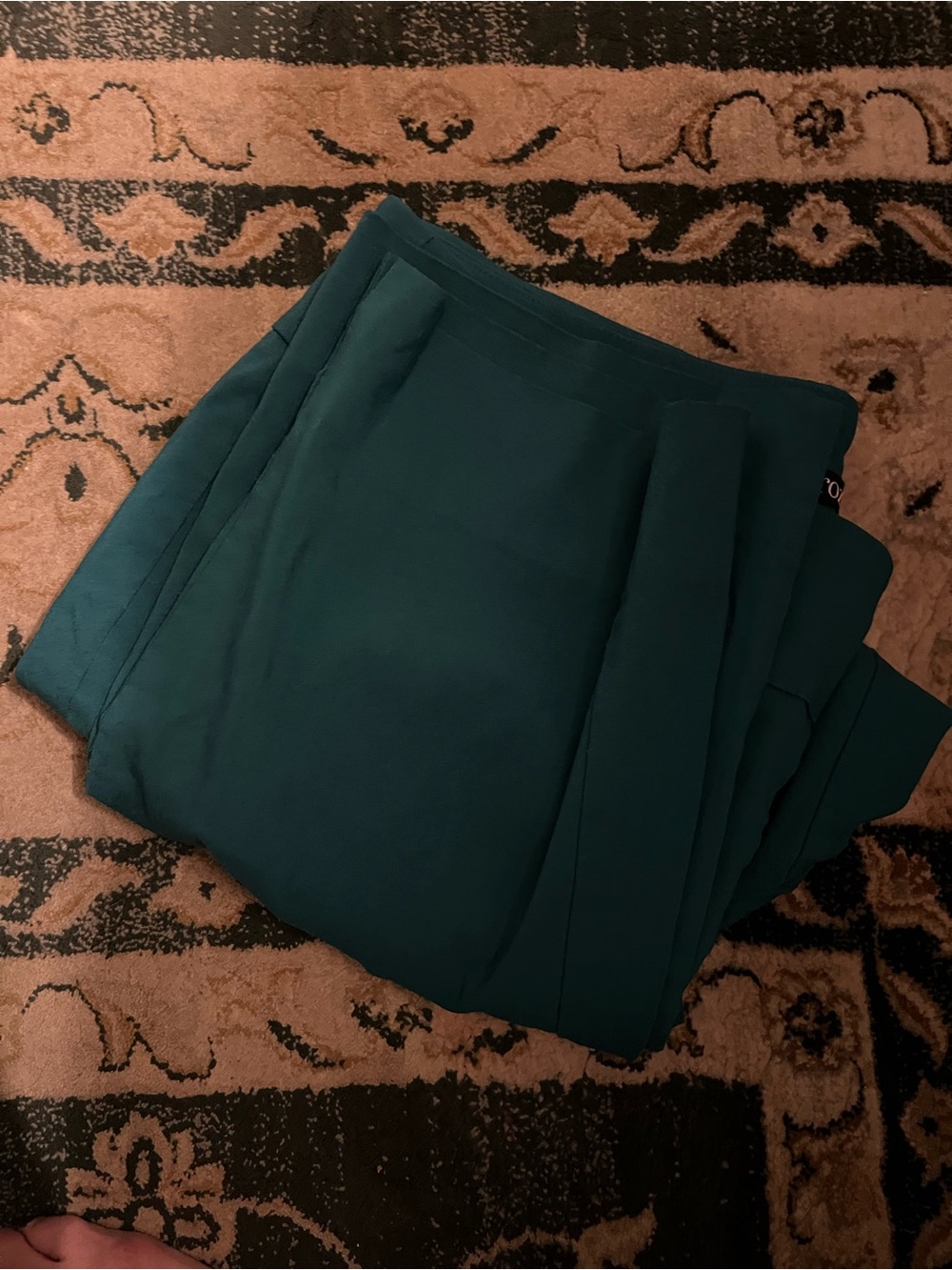 Roz & Ali Teal Dress Capris